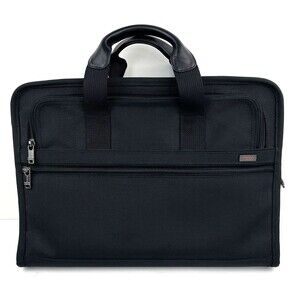 TUMI Deluxe Computer Portfolio Briefcase Fusion Z Nylon 26011D4 17"x12.5"x3"